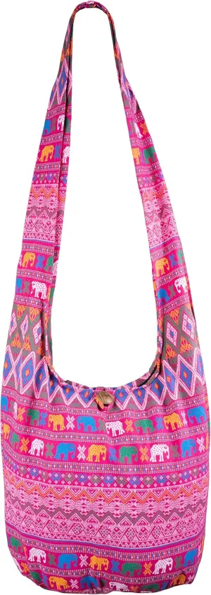 CCcollections Tie Dye Sling Shoulder Bag Cotton Crossed body bag shopping Many Printed