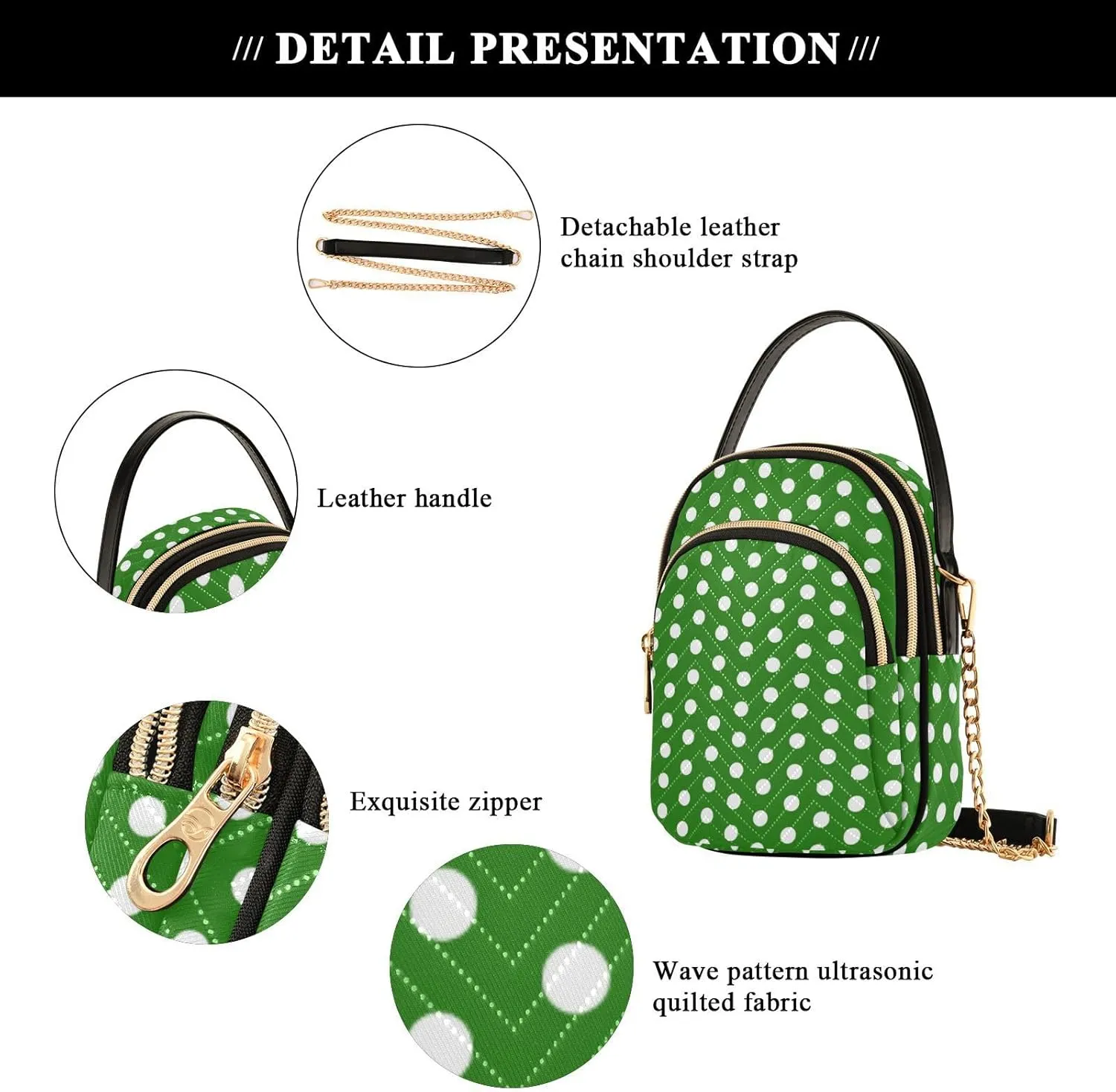 Cell Phone Purse Crossbody Handbag Durable Shoulder Bag Sturdy Travel Pouch