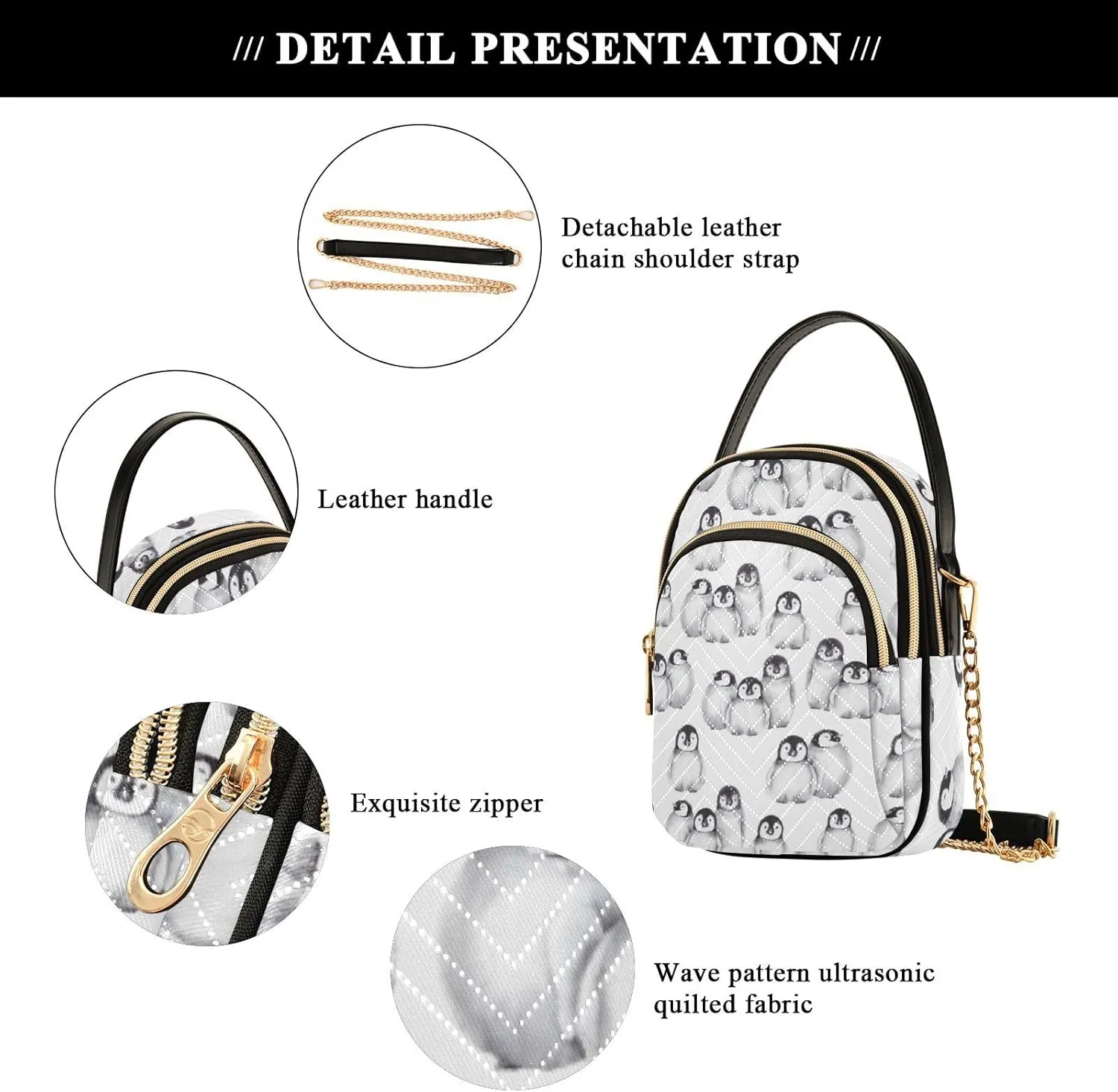 Cell Phone Purse Crossbody Handbag Durable Shoulder Bag Sturdy Travel Pouch