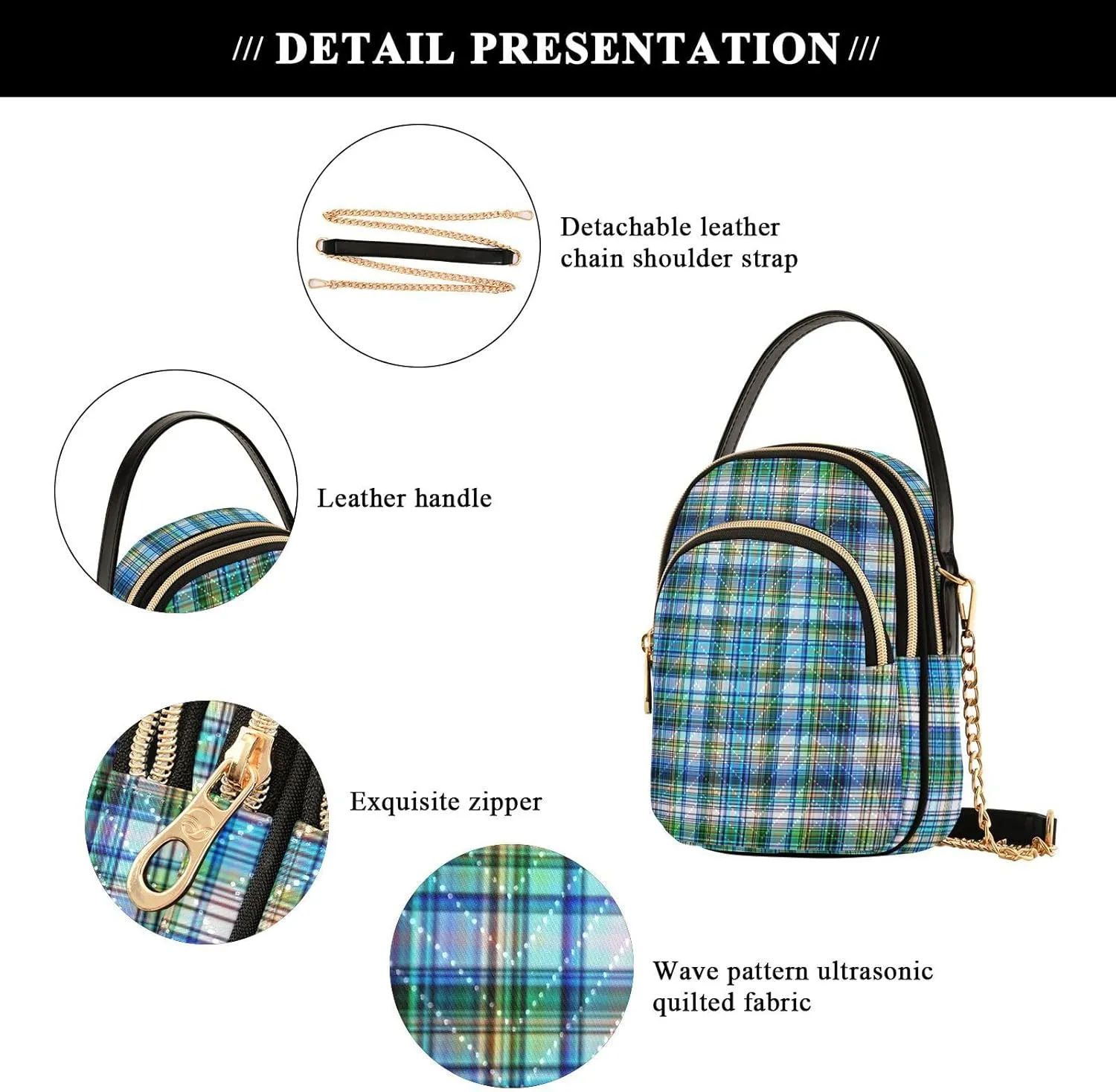 Cell Phone Purse Crossbody Handbag Durable Shoulder Bag Sturdy Travel Pouch