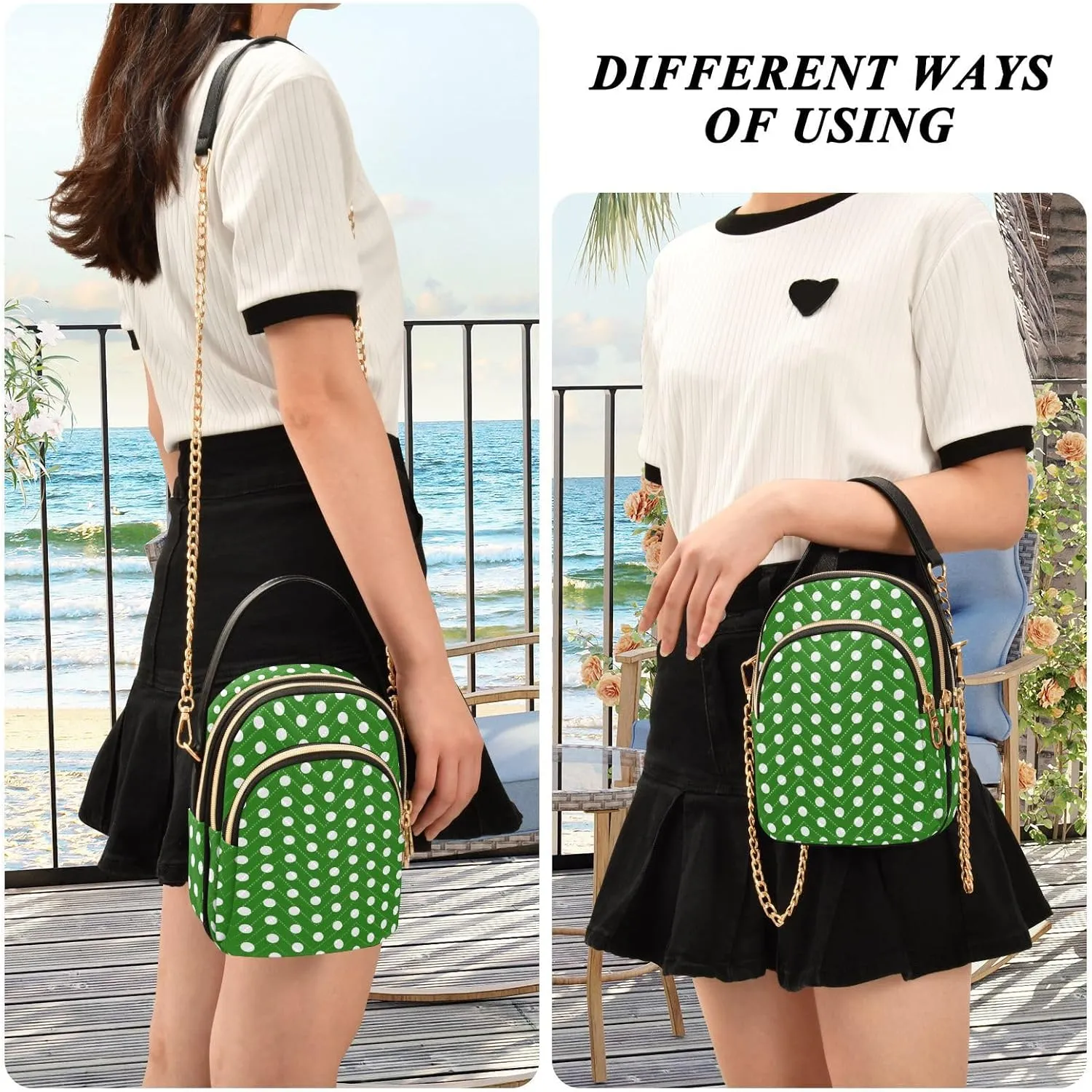 Cell Phone Purse Crossbody Handbag Durable Shoulder Bag Sturdy Travel Pouch