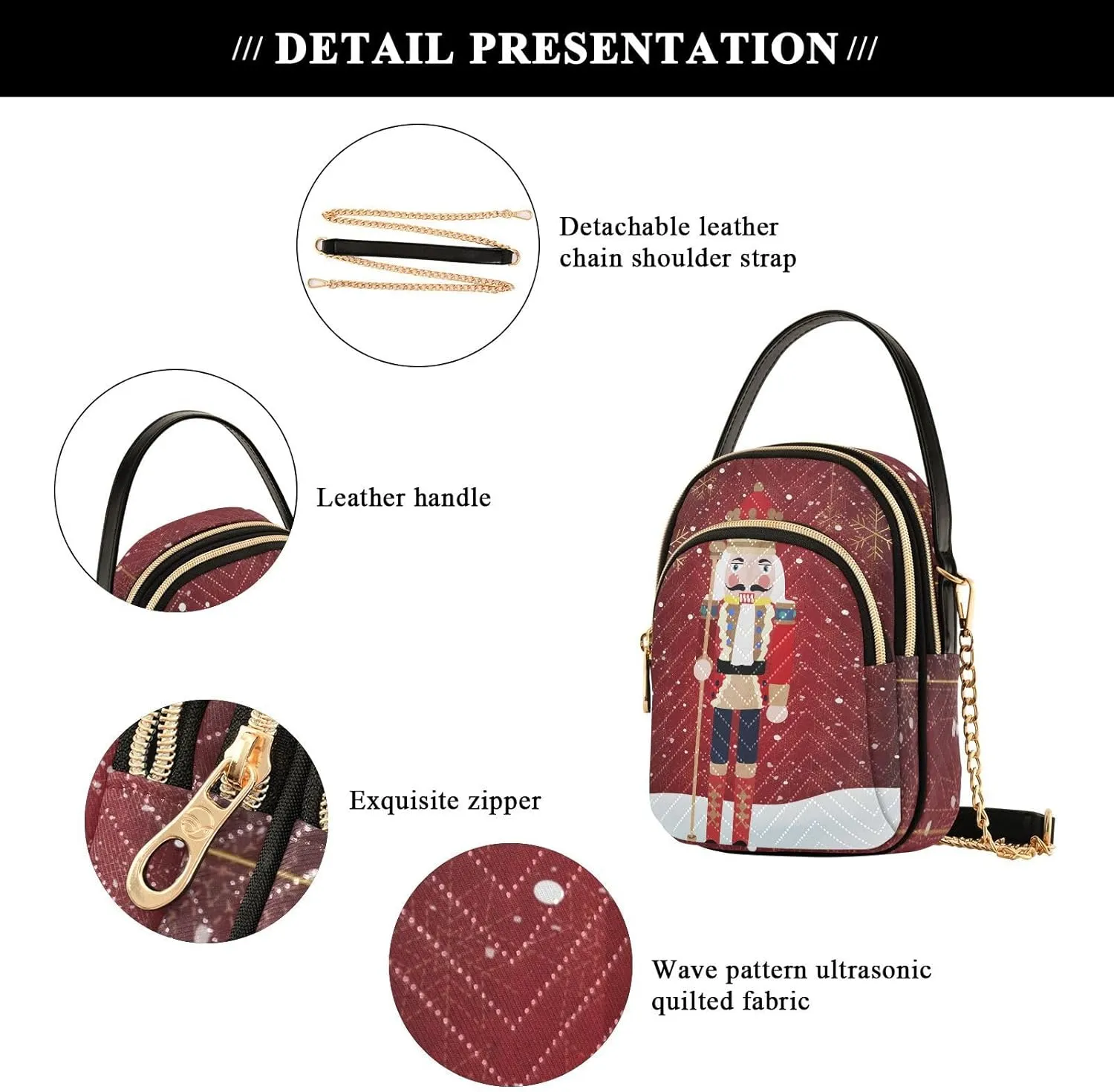 Cell Phone Purse Crossbody Handbag Durable Shoulder Bag