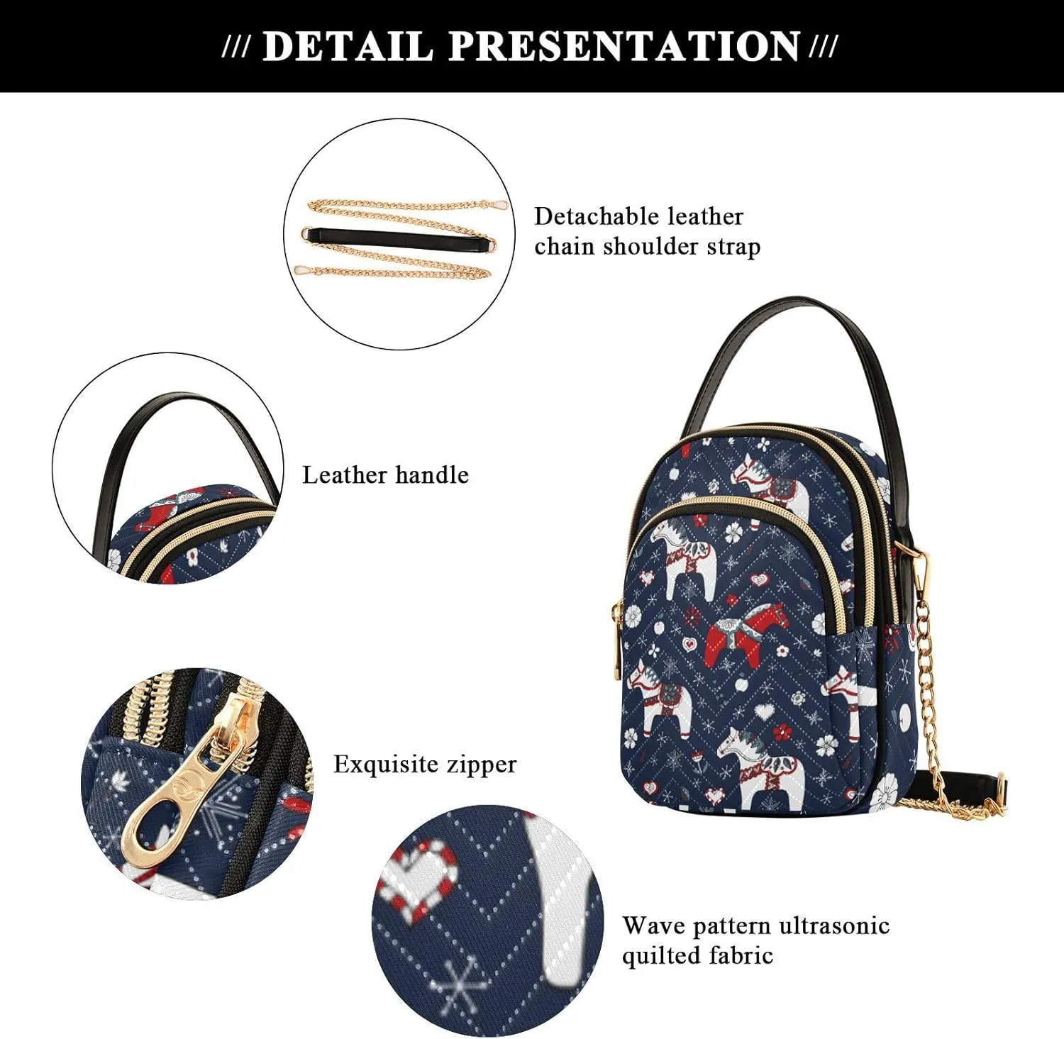 Cell Phone Purse Crossbody Handbag Durable Shoulder Bag
