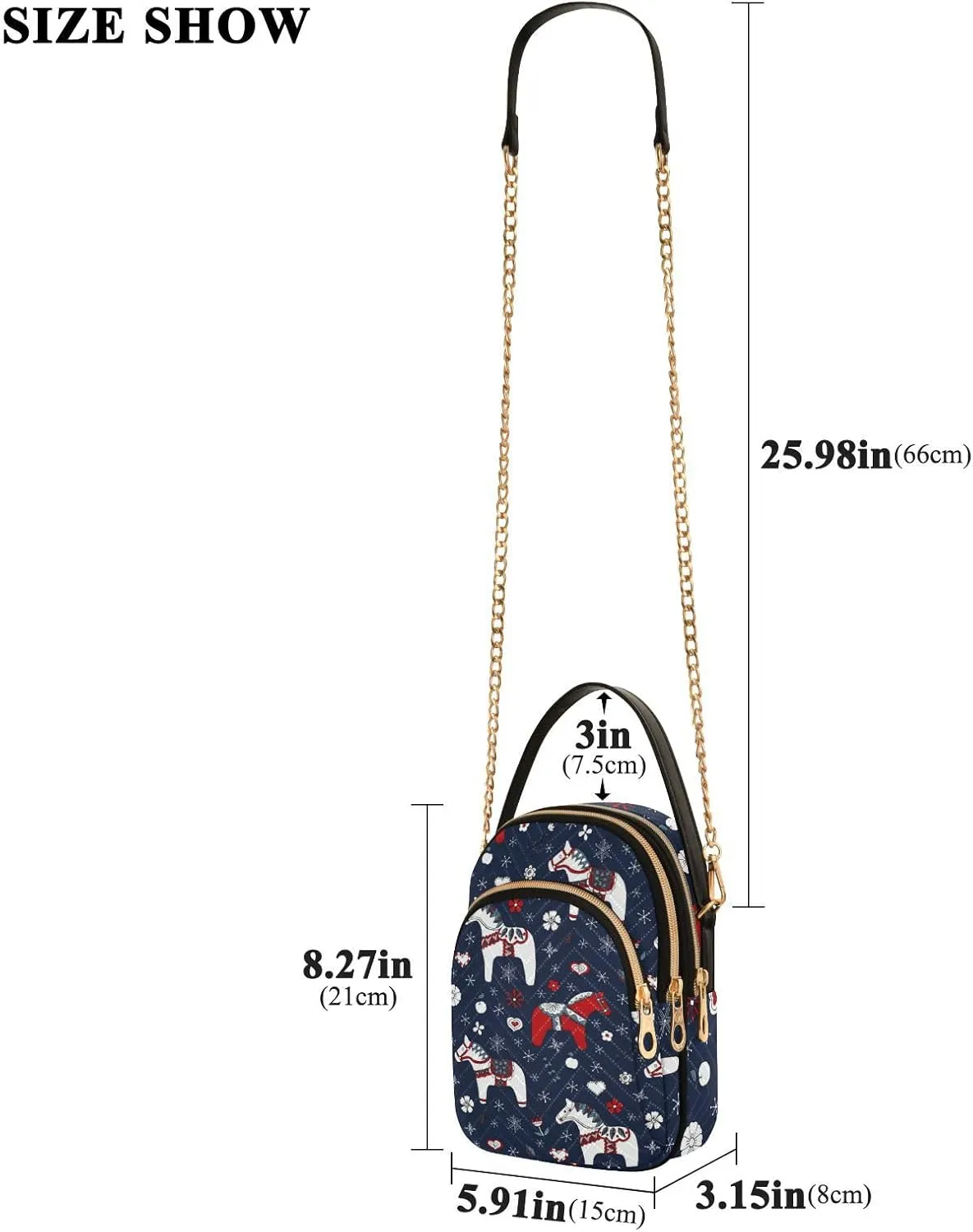 Cell Phone Purse Crossbody Handbag Durable Shoulder Bag