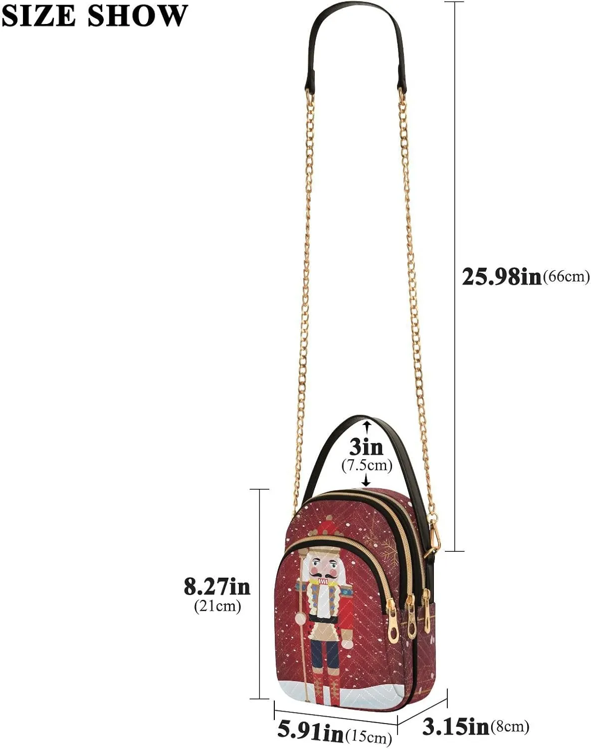 Cell Phone Purse Crossbody Handbag Durable Shoulder Bag