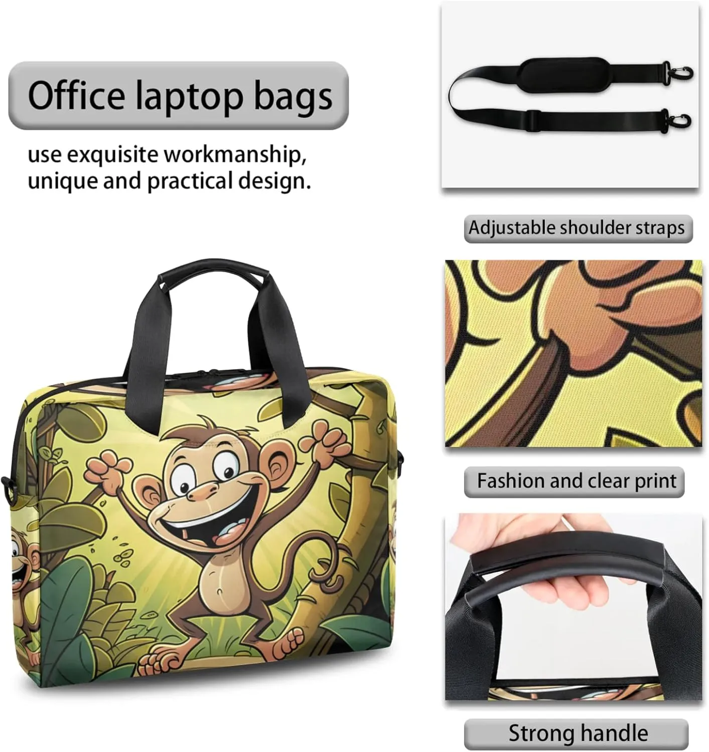 cfpolar Laptop Bag Laptop Satchel Briefcase Adjustable shoulder Carrying for 15 inch-16 inch Laptop