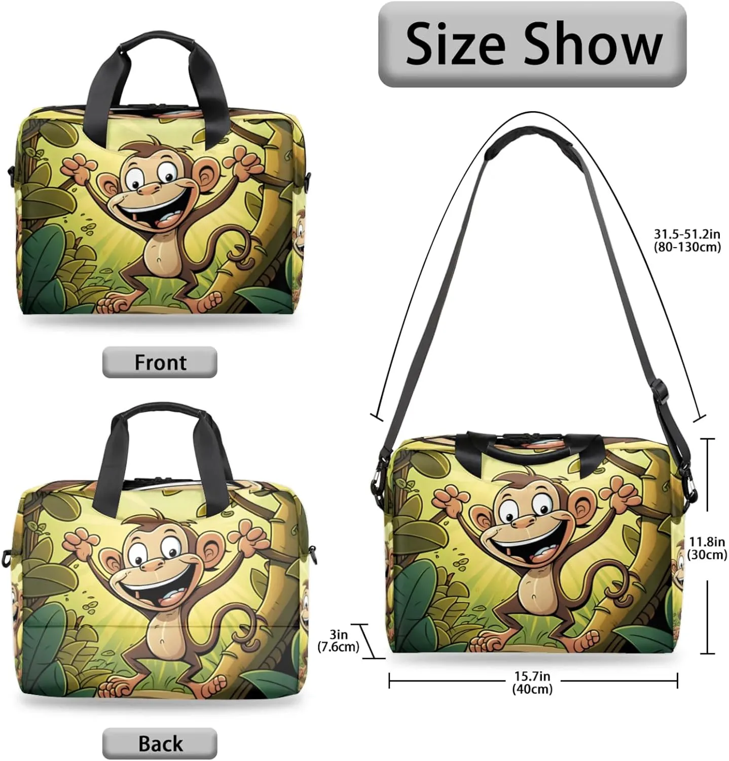 cfpolar Laptop Bag Laptop Satchel Briefcase Adjustable shoulder Carrying for 15 inch-16 inch Laptop