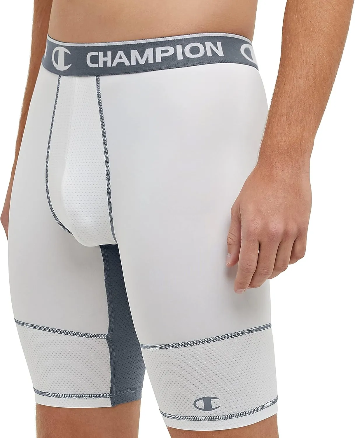 Champion Men's Compression Shorts with Total Support Pouch 6" & 9"