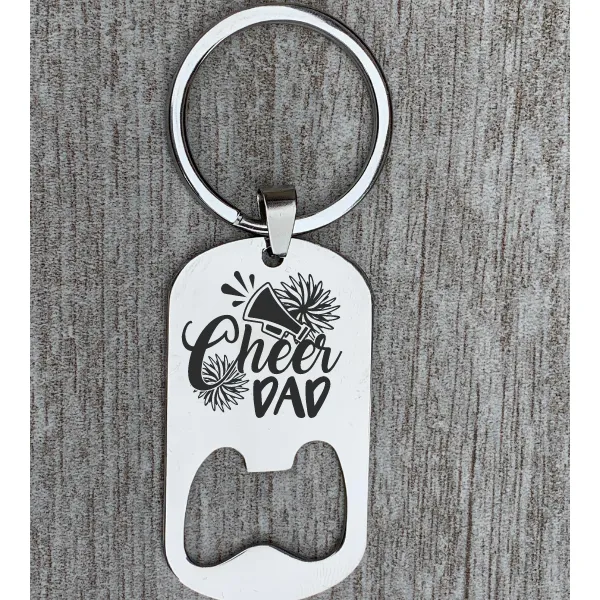 Cheer Dad Keychain