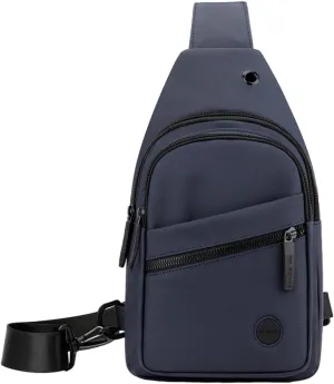 Chest Bag Fitness Sports Messenger Bag Chest Bag Casual Mens Bag Women's Chest Bag, Dark Blue