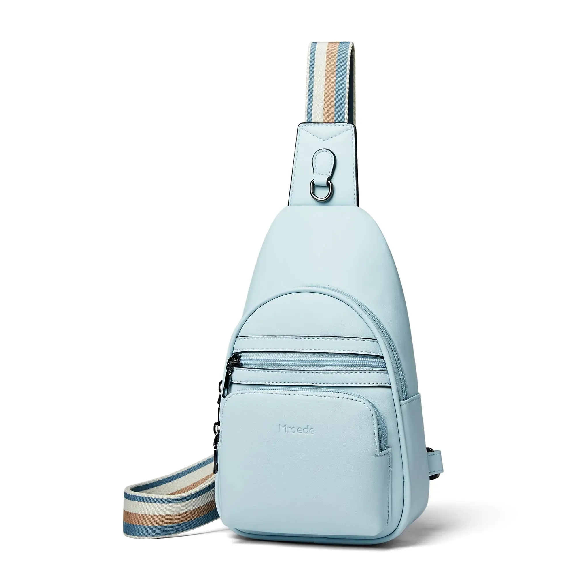 Chest Shopping Blue Women Women Packs Front Crossbody Bag Elegant Work Bags Zippered Fanny Sling for Bag Safe transaction Dual for 7-1 for Pockets