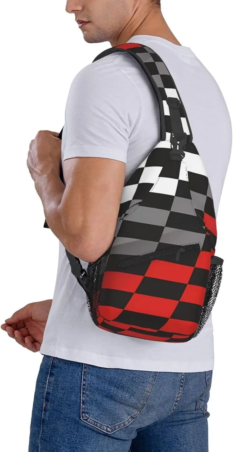 Chest Sling Bag Crossbody Shoulder Backpack Bag Gym Cycling Travel Hiking Daypack Cross Bag