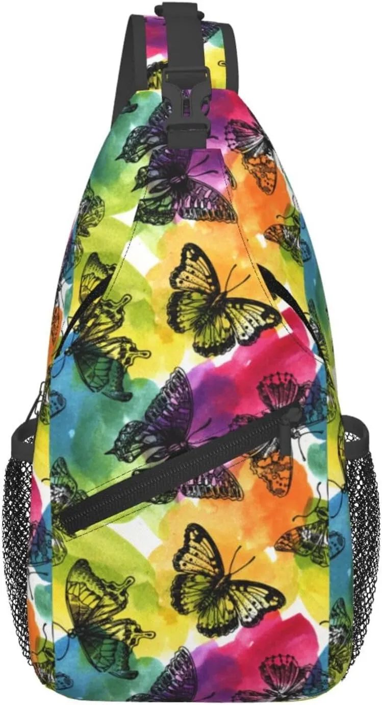 Chest Sling Bag Crossbody Shoulder Backpack Bag Gym Cycling Travel Hiking Daypack Cross Bag