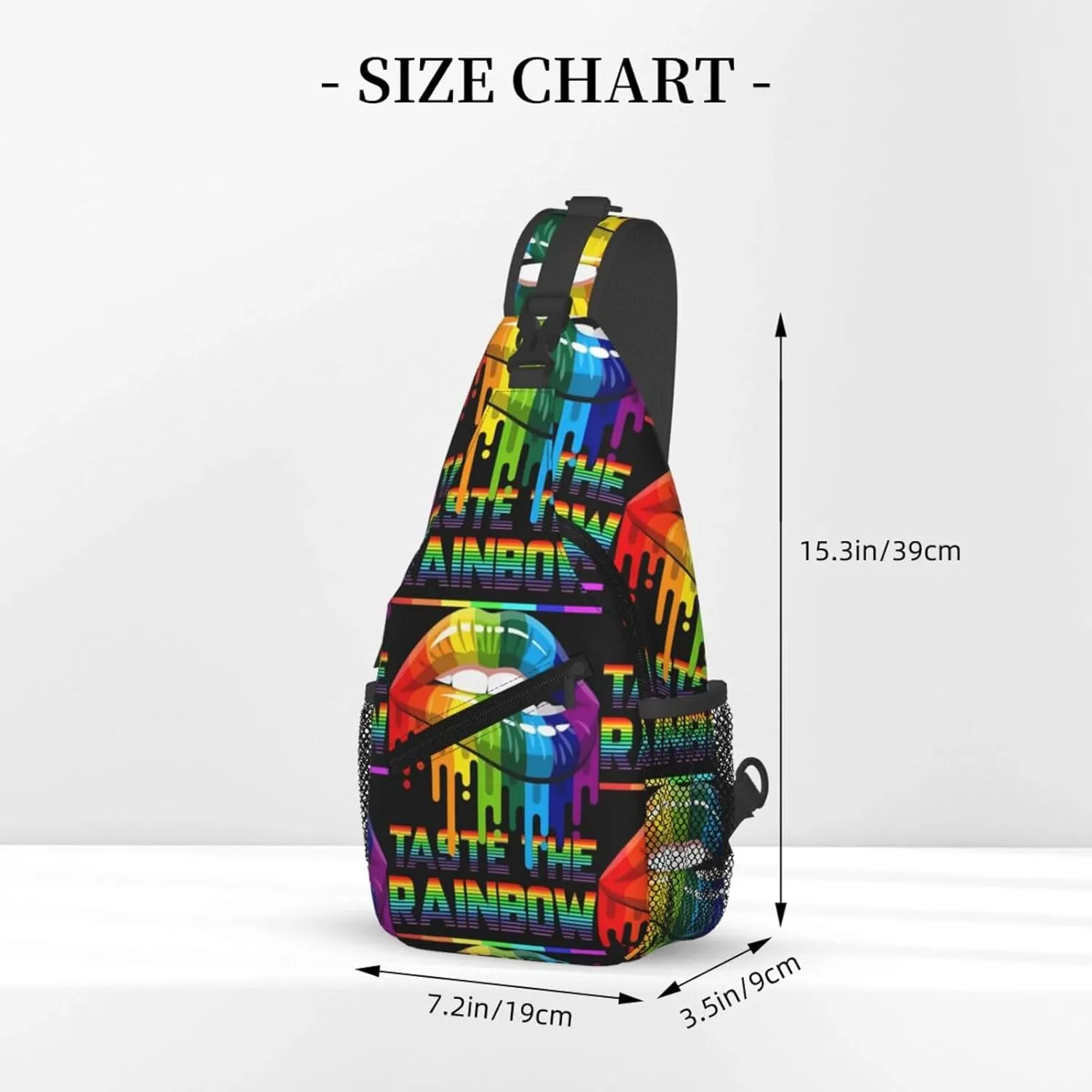 Chest Sling Bag Crossbody Shoulder Backpack Bag Gym Cycling Travel Hiking Daypack Cross Bag