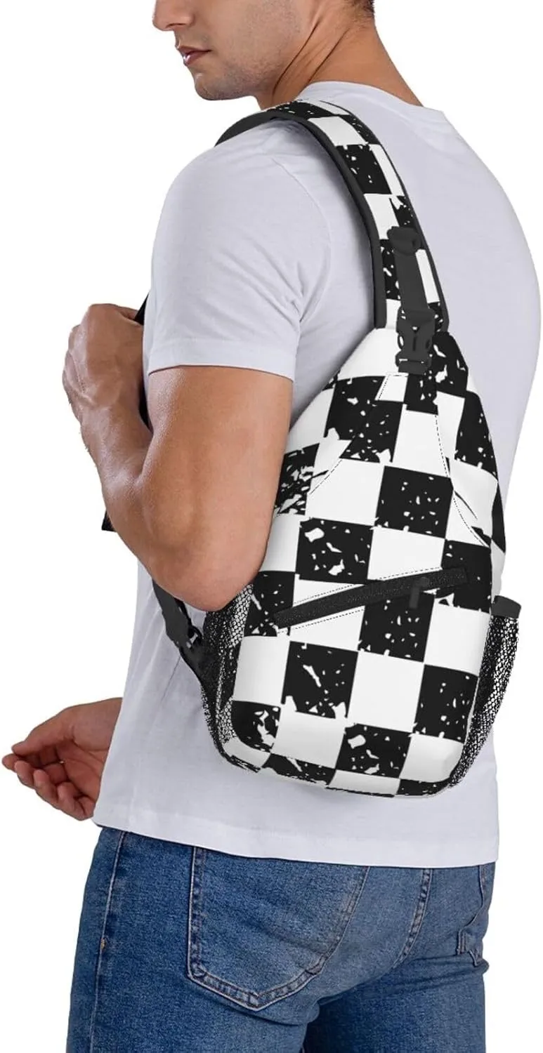 Chest Sling Bag Crossbody Shoulder Backpack Bag Gym Cycling Travel Hiking Daypack Cross Bag