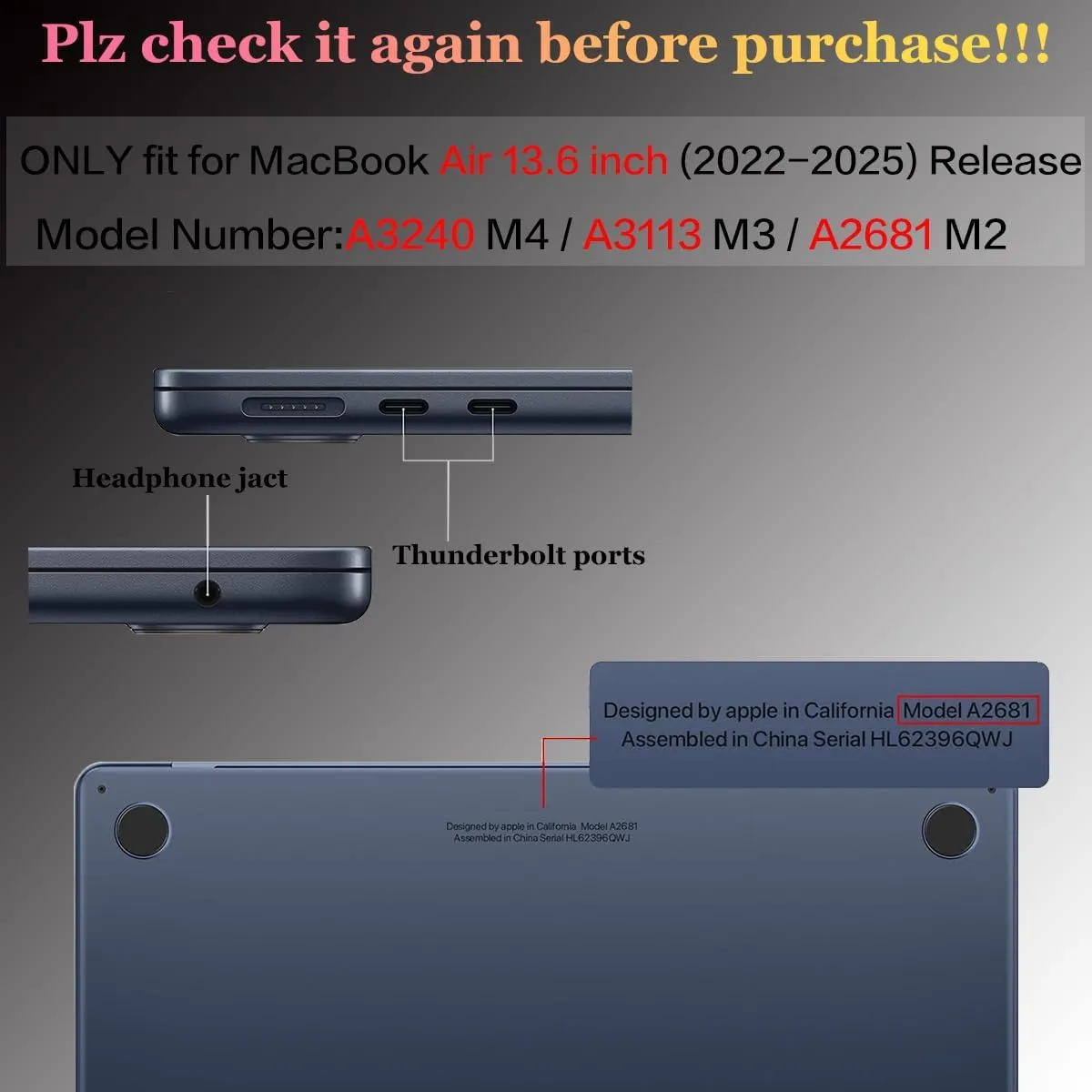 CISSOOK Compatible with MacBook Air 13.6 inch Case 2025 2024 2022 Release A3240 A3113 A2681, Tropical Hard Shell Case with Keyboard Cover for MacBook Air 13 inch M2 M3 M4 Chip