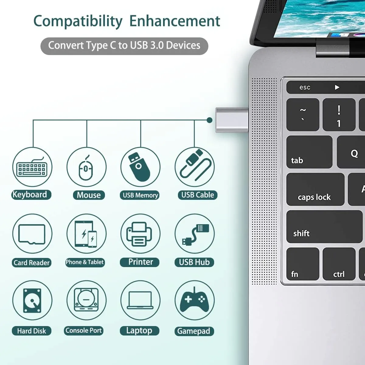 CISSOOK Compatible with MacBook Air 13.6 inch Case 2025 2024 2022 Release A3240 A3113 A2681, Tropical Hard Shell Case with Keyboard Cover for MacBook Air 13 inch M2 M3 M4 Chip