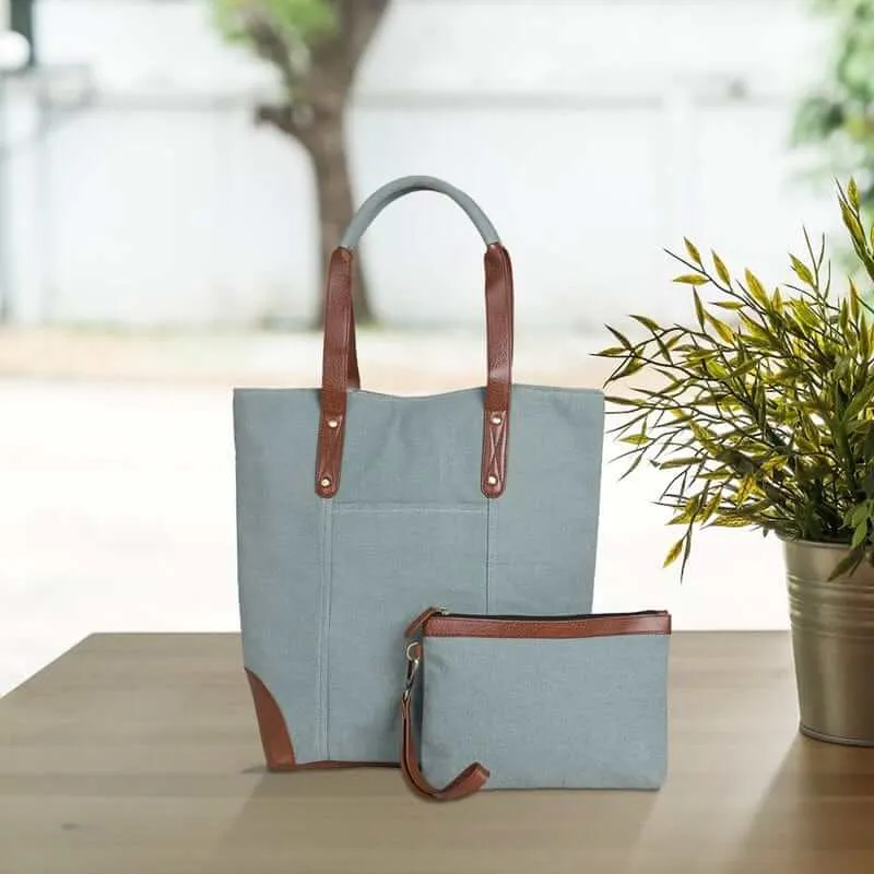 Cleveland Tote Handbag for Women - Sky