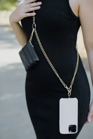 Clip & Go Crossbody Chain w/ Zippered Pouch