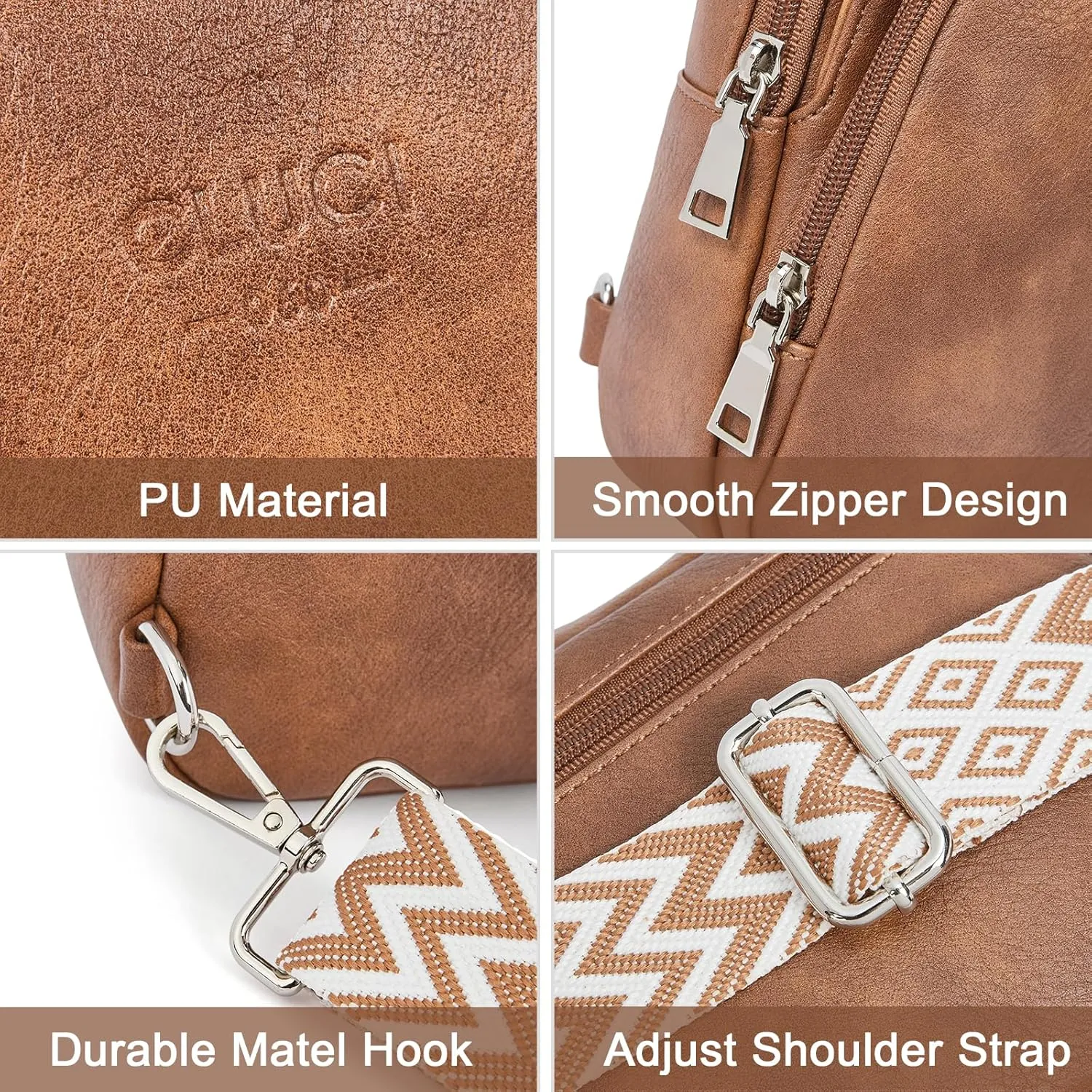 CLUCI Crossbody Bags for Women Sling Bag Cross Body Bag for Woman Small Cross body Bags for Women 2024 Leather Sling Backpack