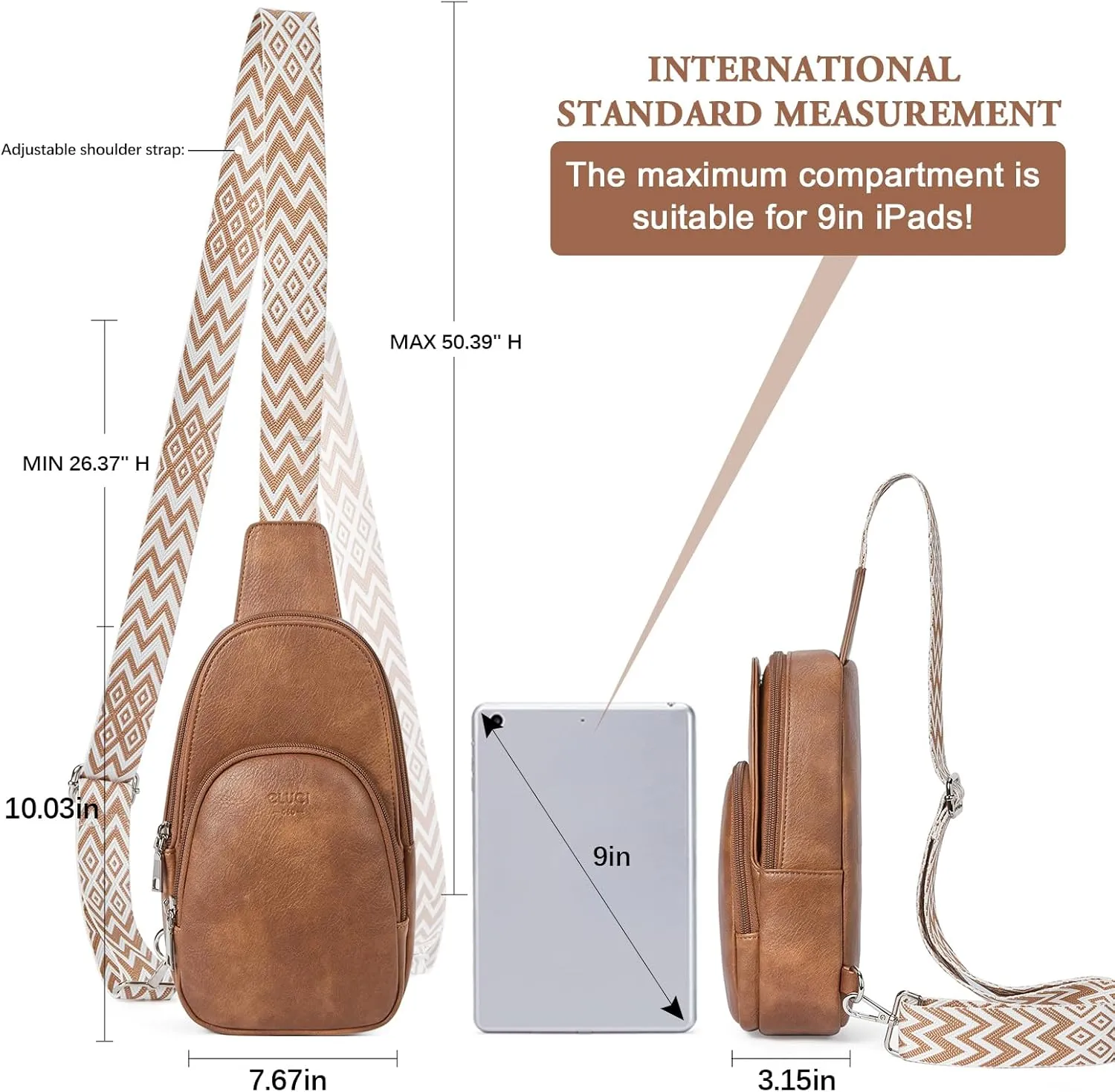 CLUCI Crossbody Bags for Women Sling Bag Cross Body Bag for Woman Small Cross body Bags for Women 2024 Leather Sling Backpack