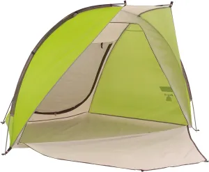 Coleman Beach Shade Canopy Tent, Lightweight & Portable Beach Shade Sets Up in 5 Minutes, UPF 50  Sun Protection Includes Sand Bags & Stakes to Withstand Wind, Great for Beach, Park, Yard, Picnics