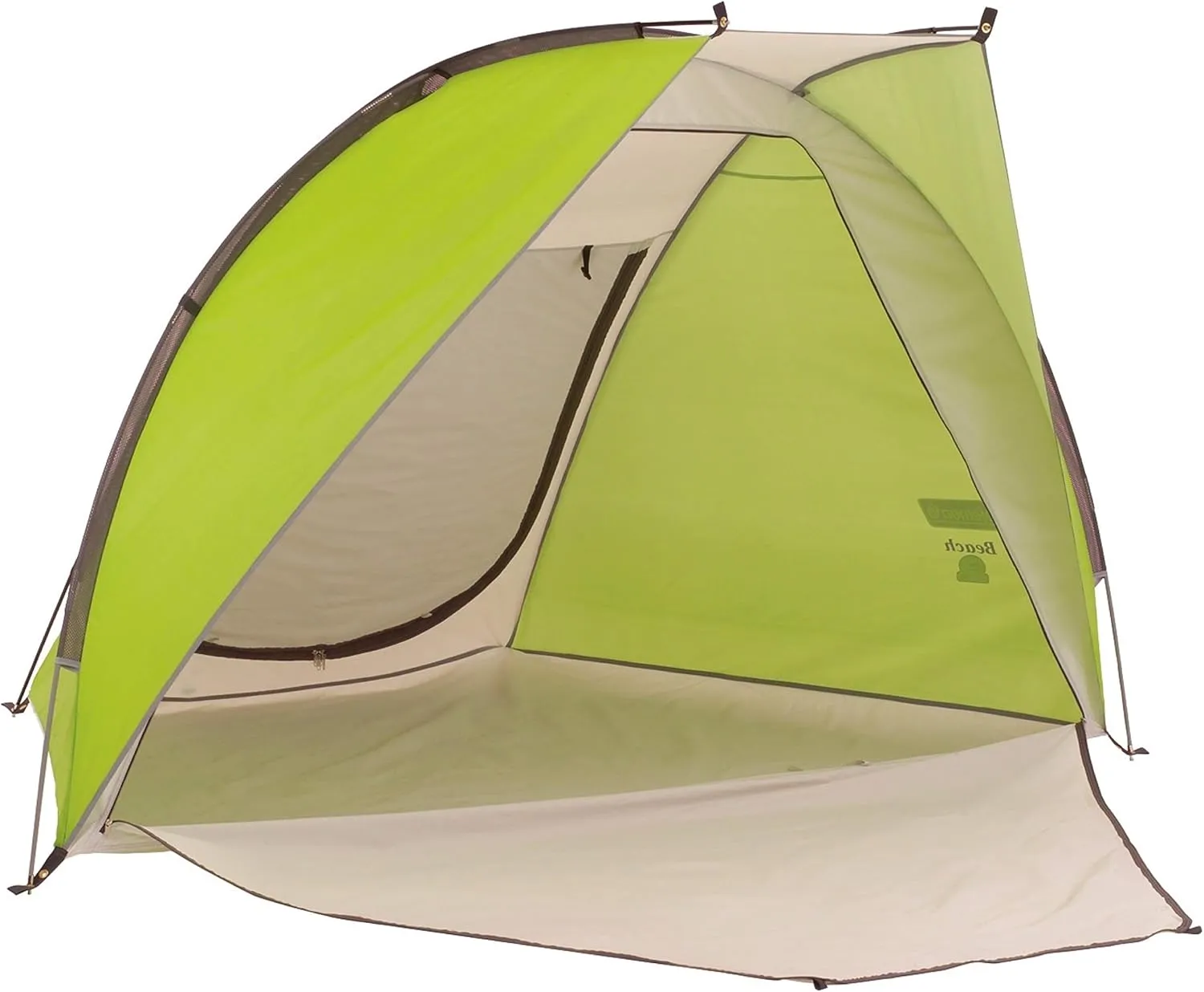 Coleman Beach Shade Canopy Tent, Lightweight & Portable Beach Shade Sets Up in 5 Minutes, UPF 50  Sun Protection Includes Sand Bags & Stakes to Withstand Wind, Great for Beach, Park, Yard, Picnics