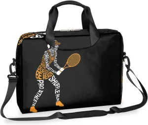 Computer Bag Laptop Briefcase,Tennis Attack Laptop Bags for Men Women, Laptop Shoulder Bag Case Sleeve,Messenger Shoulder Bag Business Travel Office for Work notebook ultrabook