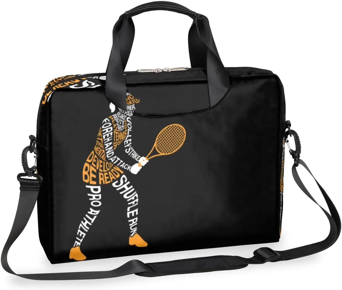 Computer Bag Laptop Briefcase,Tennis Attack Laptop Bags for Men Women, Laptop Shoulder Bag Case Sleeve,Messenger Shoulder Bag Business Travel Office for Work notebook ultrabook