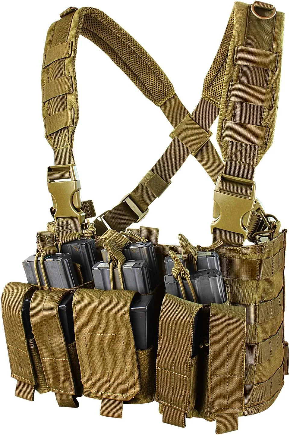 Condor Recon Chest Rig Coyote, Brown, 30" - 60"