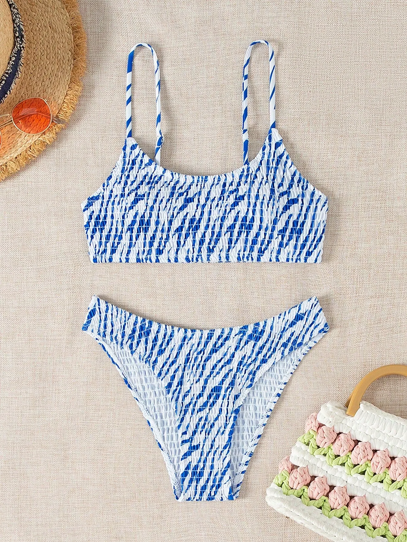Conjunto de bikini de dos piezas Cherry Vibes para verano ☀️
