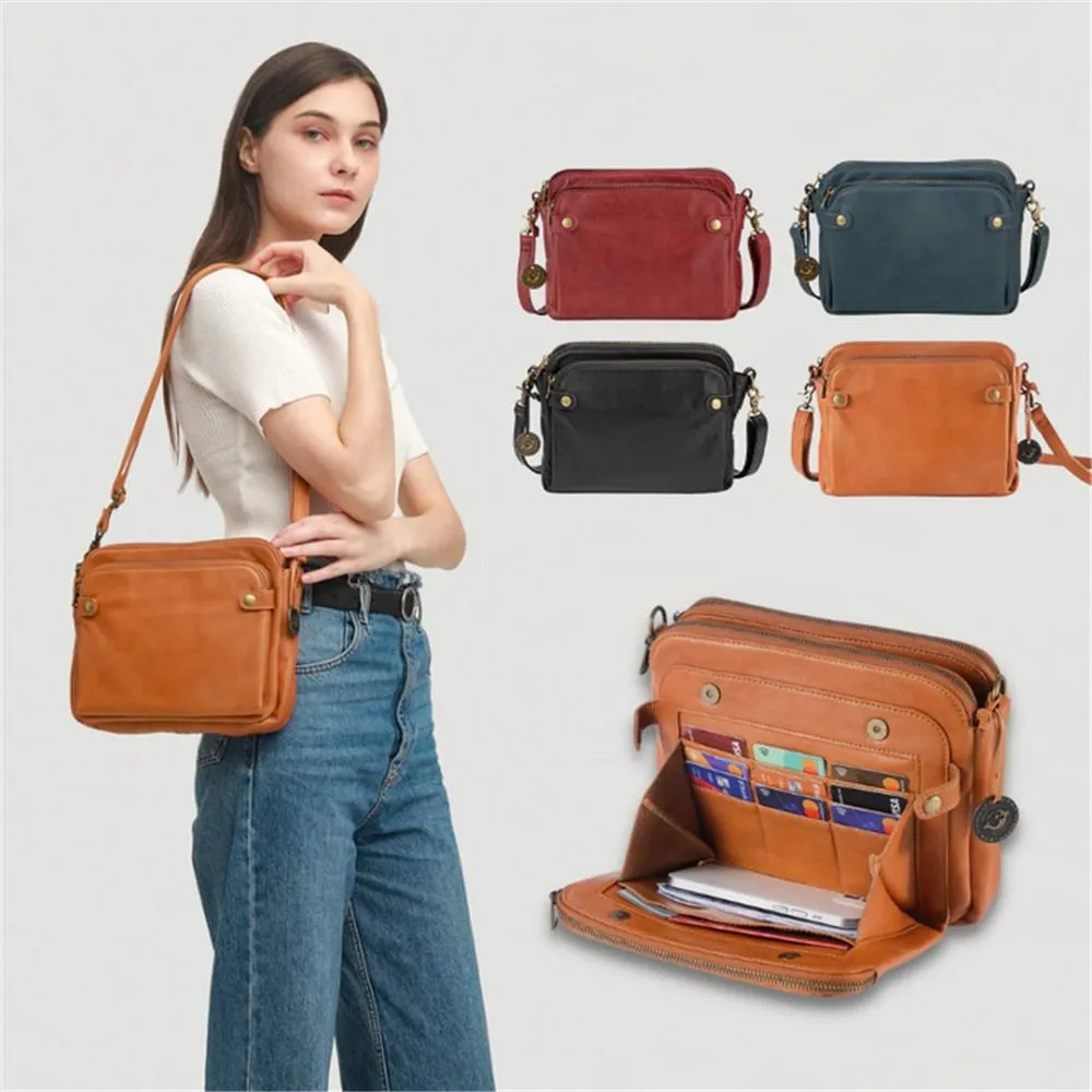 Connor | Waterproof Leather Shoulder Bag