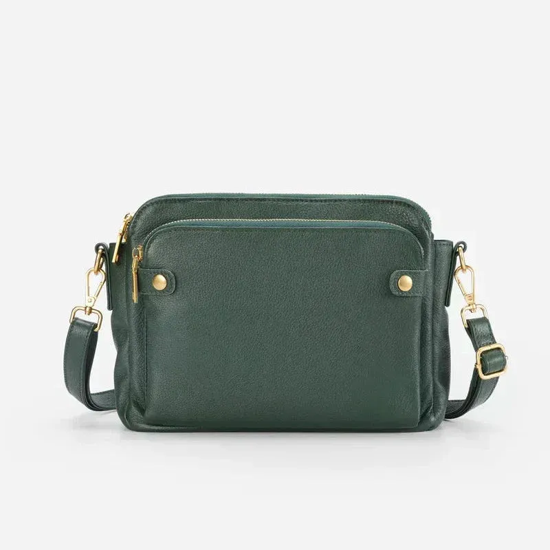 Connor | Waterproof Leather Shoulder Bag