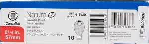 Convatec 416420 Natura Drainable Pouch, 57mm, Box of 10