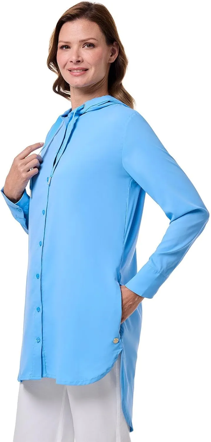 Coolibar UPF 50  Women's Palma Aire Beach Shirt - Sun Protective