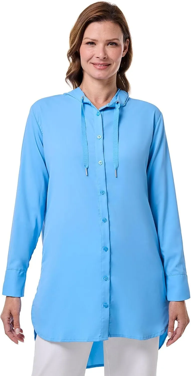 Coolibar UPF 50  Women's Palma Aire Beach Shirt - Sun Protective