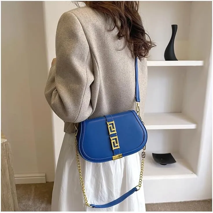 cross-body bag Premium Shoulder Chain Underarm Saddle Bag
