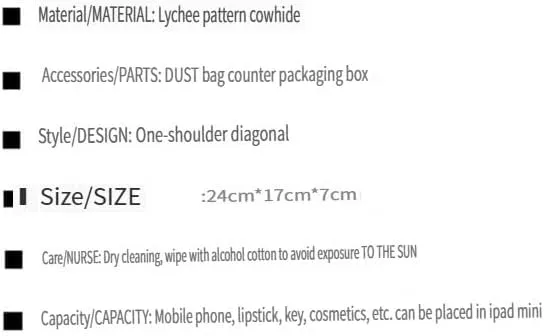 cross-body bag Shoulder Bag Saddle Bag