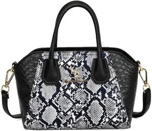 cross-body bag Snakeskin Print Shell Bag