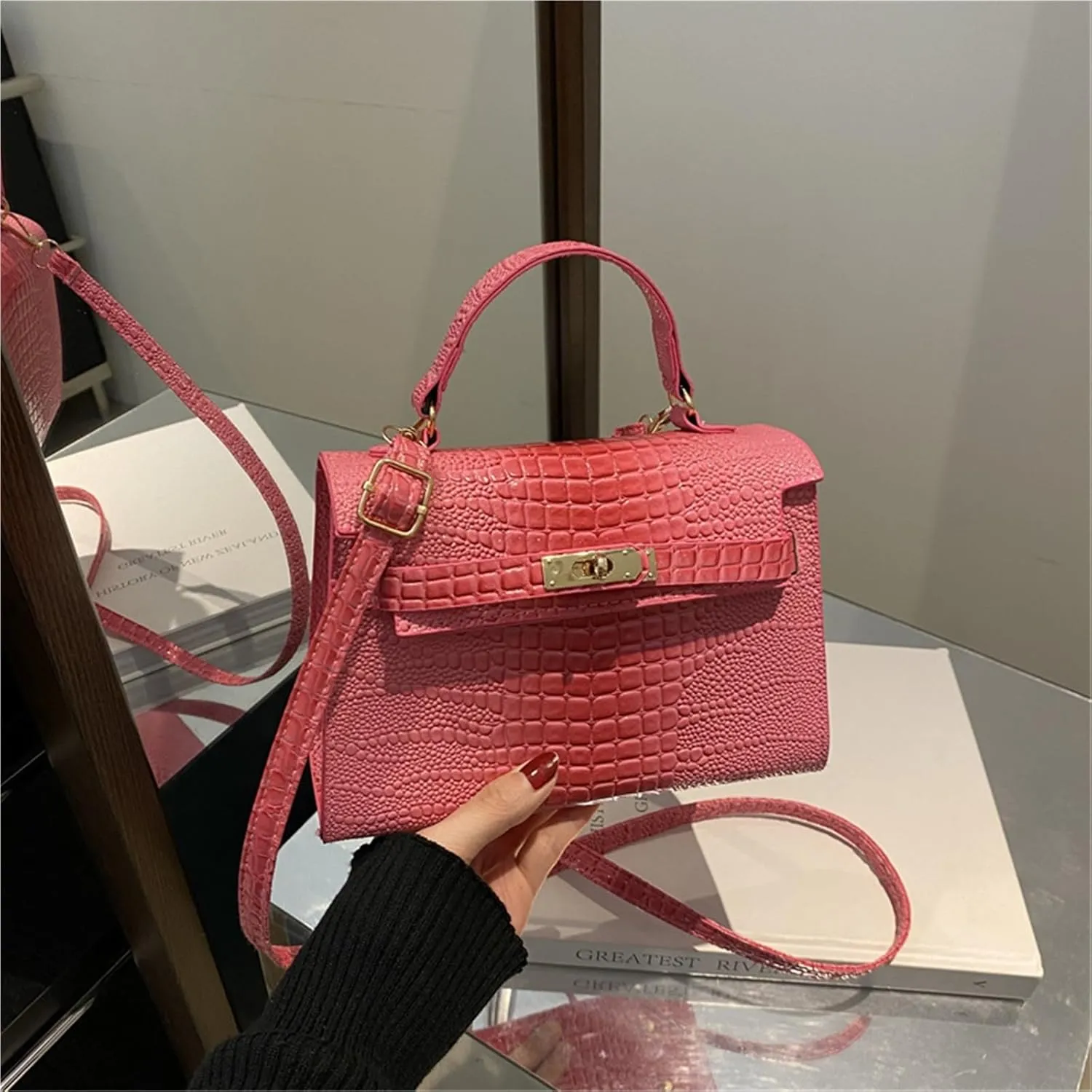cross-body bag Stone Print Handbag
