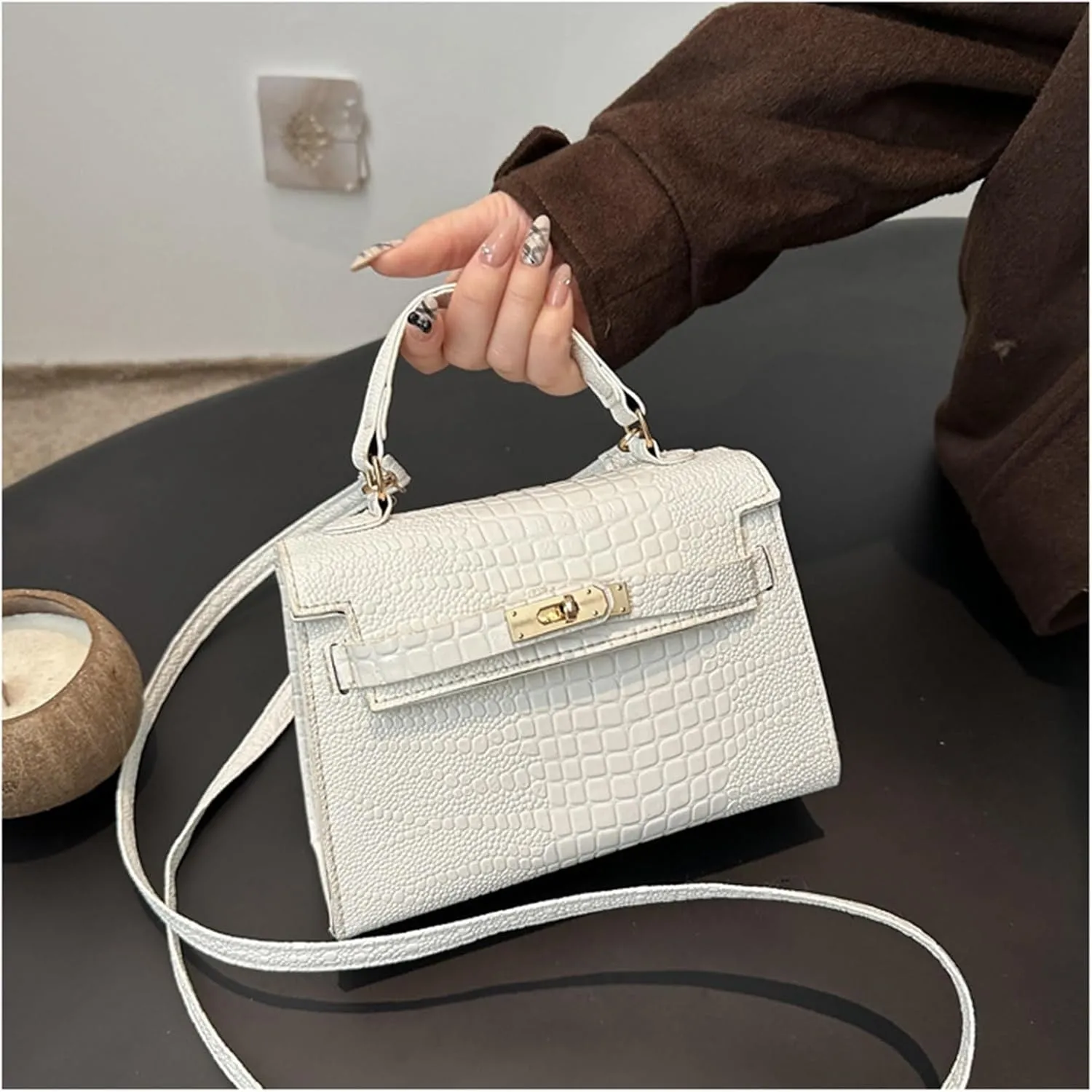 cross-body bag Stone Print Handbag