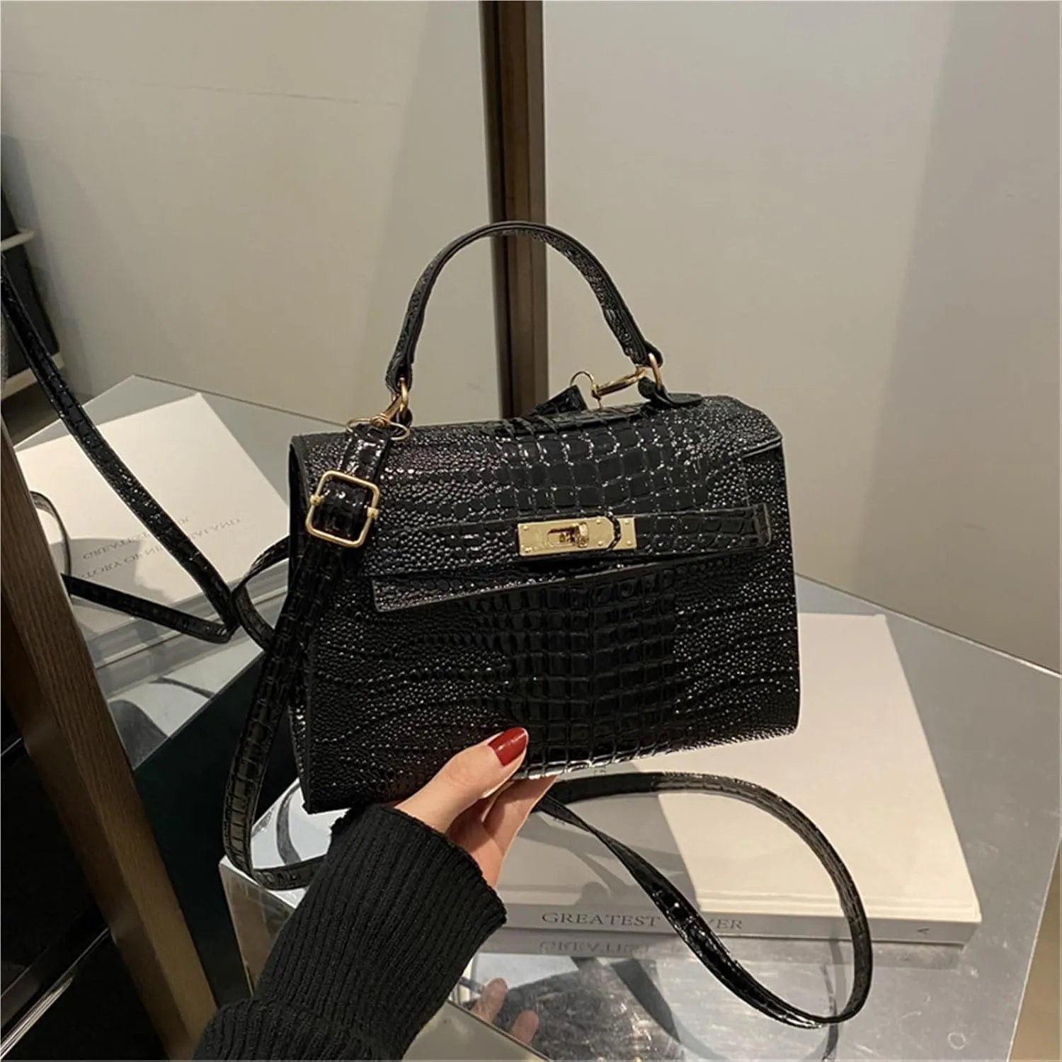 cross-body bag Stone Print Handbag