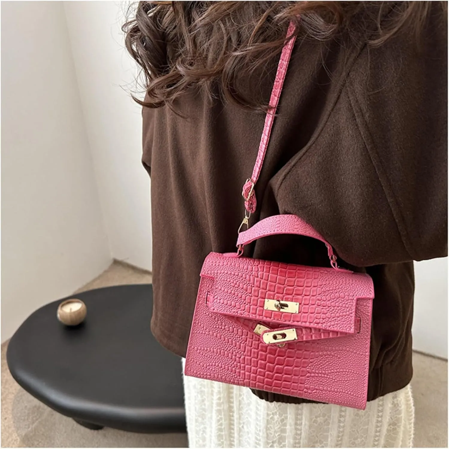 cross-body bag Stone Print Handbag