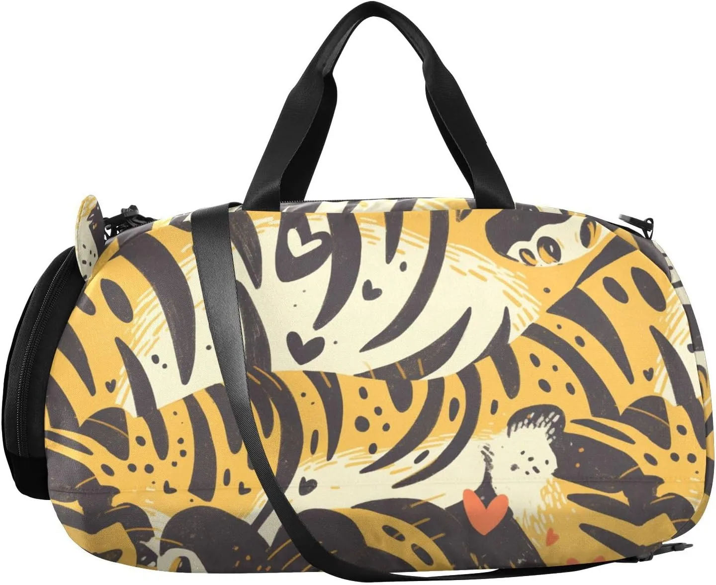 Cross Body Purse with Shoes Compartment Fashion Handbags for For Hiking Traveling