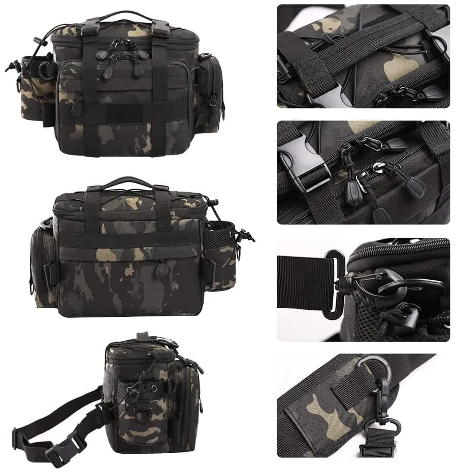 Cross Body Sling Backpack for Fishing Tackle Storage for Fisherman