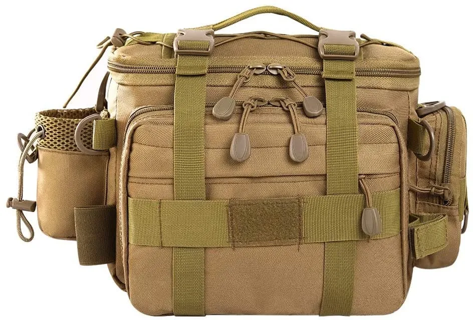 Cross Body Sling Backpack for Fishing Tackle Storage for Fisherman