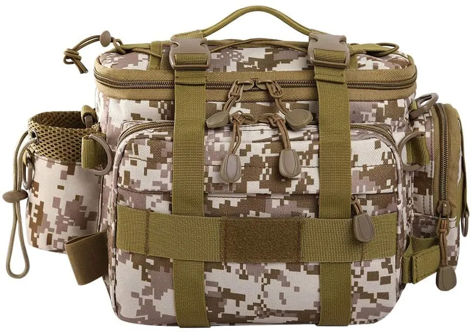 Cross Body Sling Backpack for Fishing Tackle Storage for Fisherman