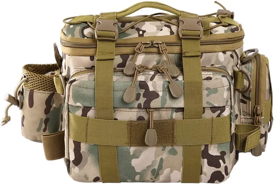 Cross Body Sling Backpack for Fishing Tackle Storage for Fisherman