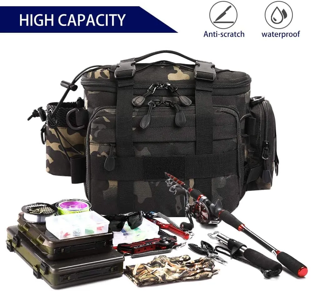 Cross Body Sling Backpack for Fishing Tackle Storage for Fisherman