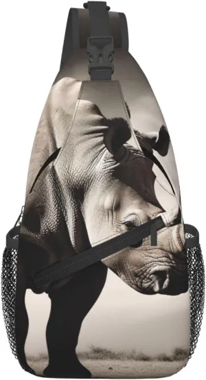 Cross Chest Bag for Men Women Crossbody Backpack South Africa animal Sling Bag Travel Hiking Daypack